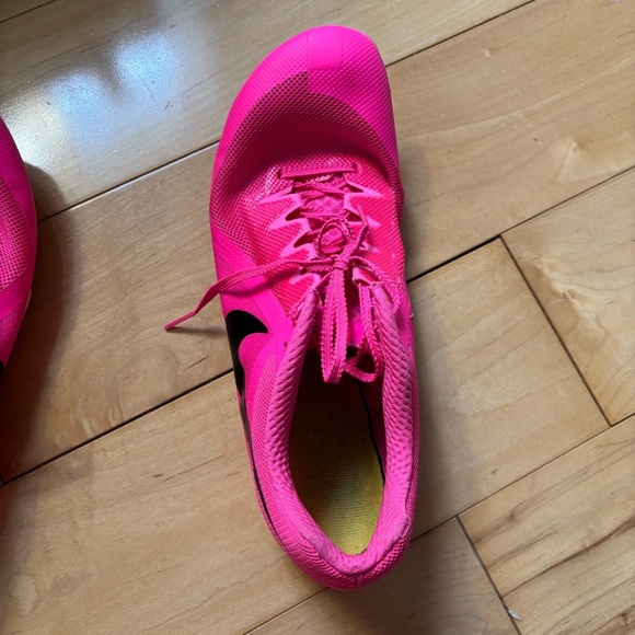 Nike Zoom Rival Track and Field Spikes Mens Size 11 Pink Orange Running Race - Picture 3 of 10